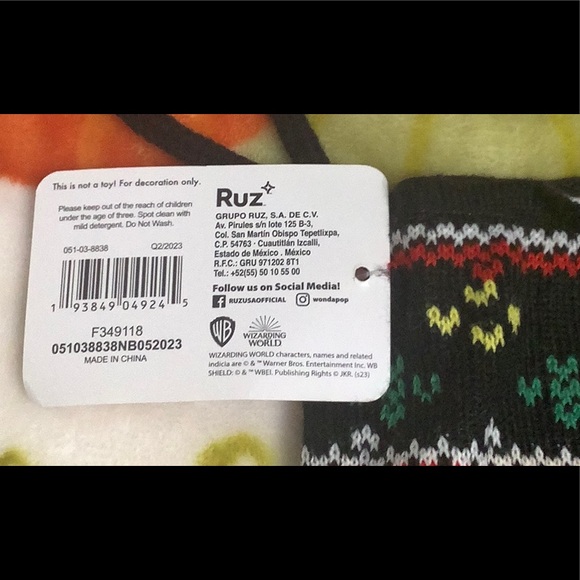 SOLD, SOLD Harry Potter Pajamas with Christmas Stocking ,NWT - Picture 8 of 9